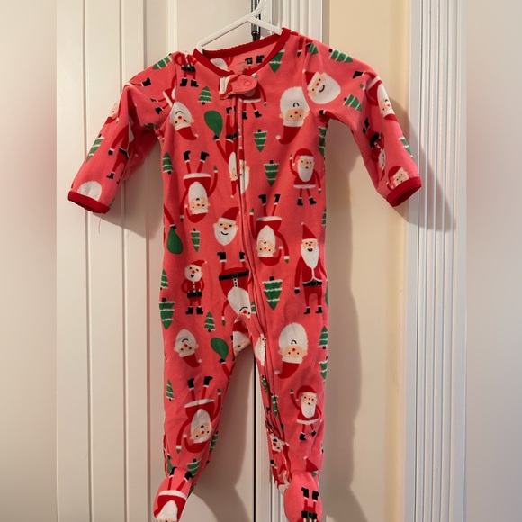🎅Pink Santa / Christmas fleece sleeper - Picture 1 of 4